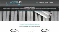 Desktop Screenshot of mister-hifi.de